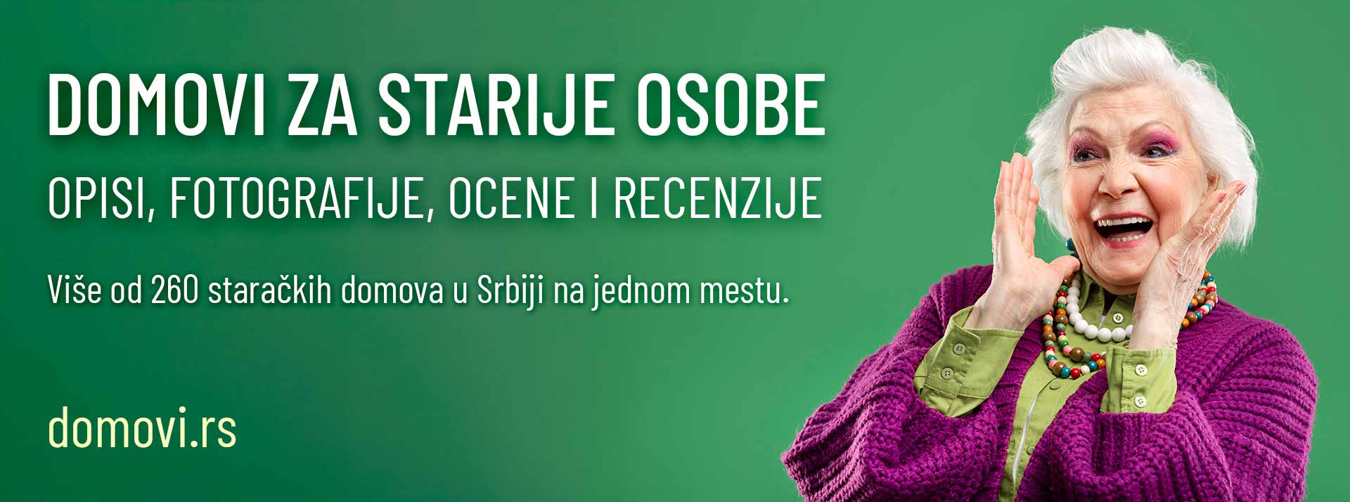 Svi starački domovi u Srbiji